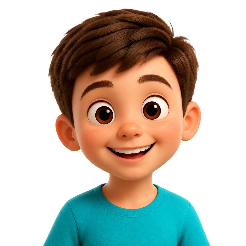 Zavi's avatar (cheerful boy illustration)